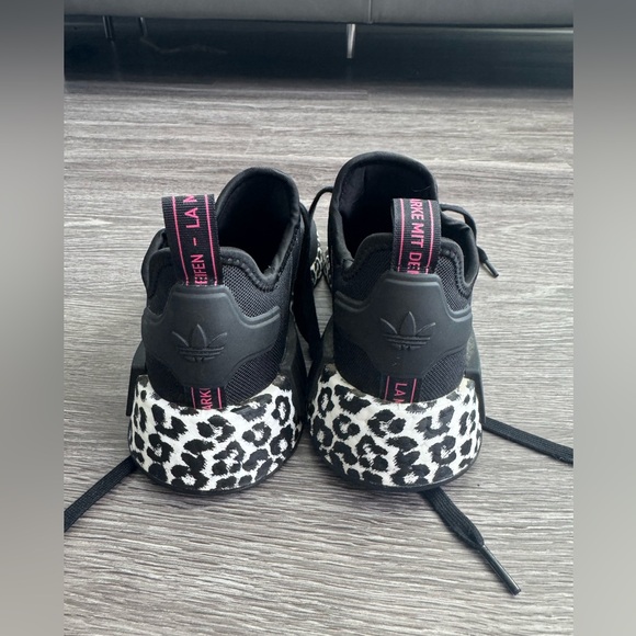 Adidas Women’s Black & leopard print Sneakers - Picture 4 of 5